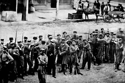 New York 7th Regiment on guard during New York City draft riots