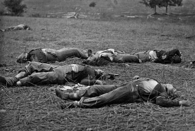 July 1863 - Union dead at Gettysburg