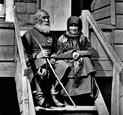 Old Cossack couple