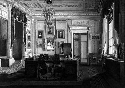 Tsar Alexander II's study in the Winter Palace