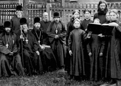 1897 - Members of Kerzhensky Old Believers monastery