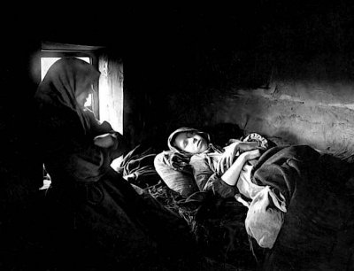 c. 1890 - Sick with typhoid