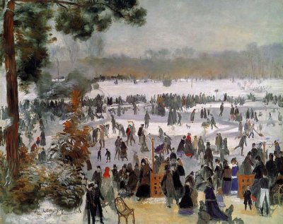 1889 - Skaters on the Bois de Boulogne