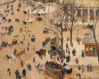 1898 - La Place du Thtre Franais