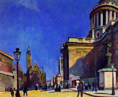1904 - The Pantheon and St. Etienne-du-Mont