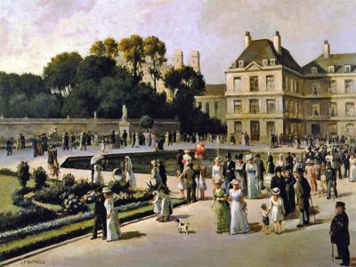 c. 1881 - In the Luxembourg Gardens
