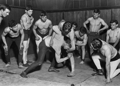 1910 - Greek wrestling club, Hull House