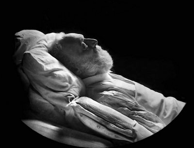 1885 - Victor Hugo on his deathbed