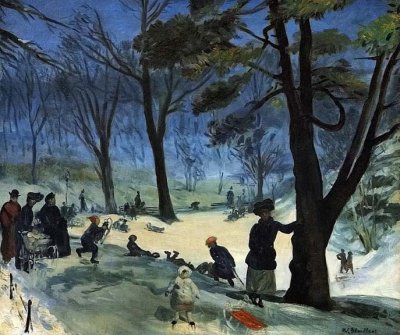 c. 1905 - Central Park in Winter