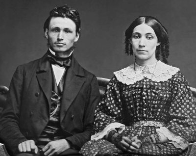 1855 - Unidentified couple