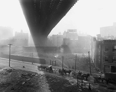 1918 - Shadow of the Brooklyn Bridge