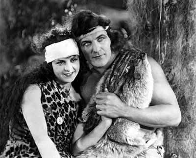 1918 - Enid Markey as Jane and Elmo Lincoln as Tarzan