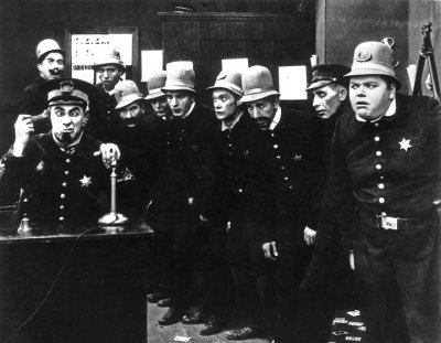 1914 - Keystone Kops in In the Clutches of the Gang