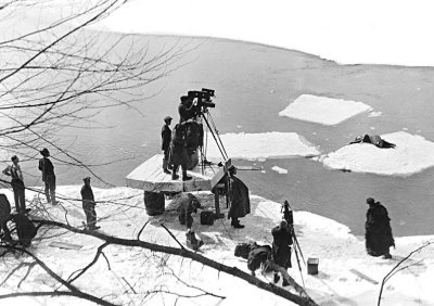 1920 - Filming Lillian Gish in Way Down East