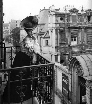 c. 1900 - On a balcony