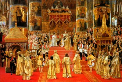 1883 - Coronation of Alexander III and Maria Feodorovna