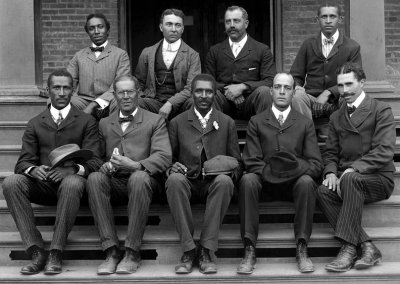 c. 1902 - George Washington Carver (front row center) with fellow faculty