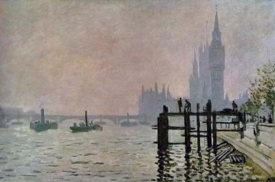 1871 - The Thames at Westminster