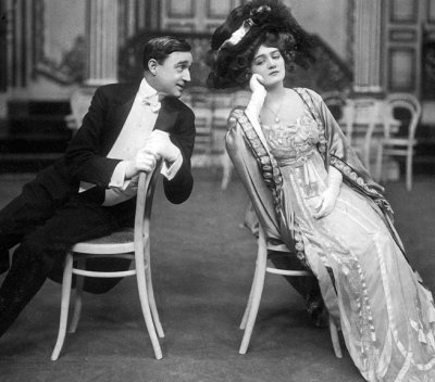 1907 -  Lily Elsie and Joseph Coyne in The Merry Widow