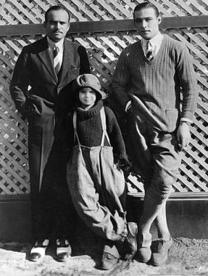 1922 - Douglas Fairbanks, Jackie Coogan, and Rudolph Valentino