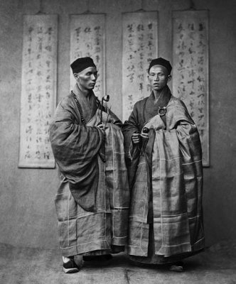 c. 1870 - Buddhist monks