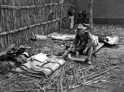 U.S. military quarters during the Boxer Rebellion