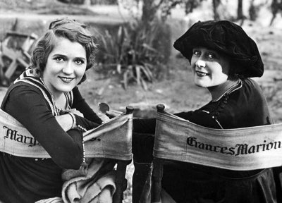 1917 - Mary Pickford with screenwriter Frances Marion