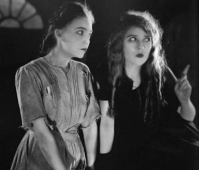 1917 - ZaSu Pitts (left) and Mary Pickford