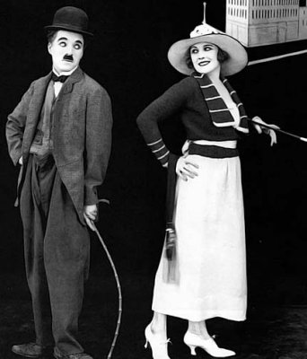 1918 - Charlie Chaplin and Edna Purviance