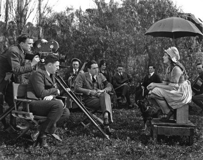 1917 - Filming Mary Pickford in Rebecca of Sunnybrook Farm