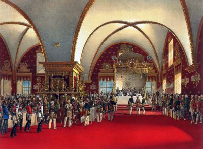 1856 - Coronation banquet for Tsar Alexander II