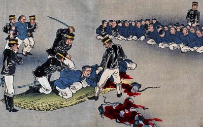 1894-5 - War with China - Beheading the enemy