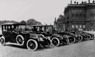 1916 - Nicholas drove a Renault 40-45