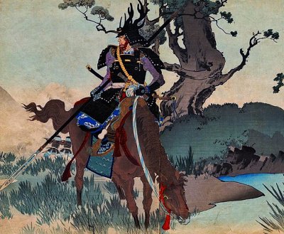 1881 - Samurai on horseback