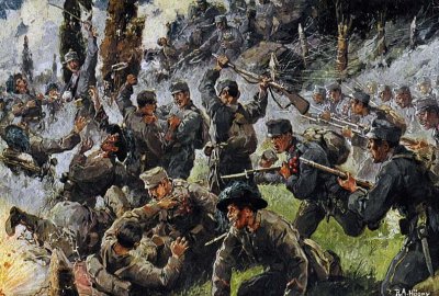 Battle of Doberd, fought between the Italians and the Austro-Hungarians