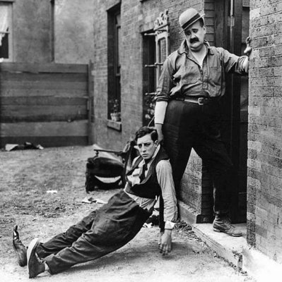 1920 - Buster Keaton and Joe Roberts in Neighbors