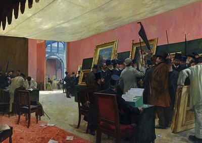 1885 - A Session of the Painting Jury