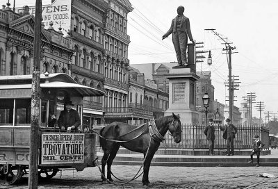 c. 1890 - Canal Street, Lafayette Square