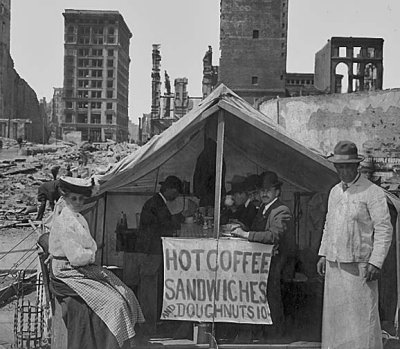 April 1906 - Food tent