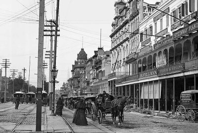 1890's - Canal Street from Lafayette Square