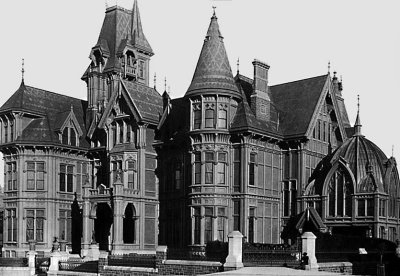 Mark Hopkins Mansion, completed in 1878