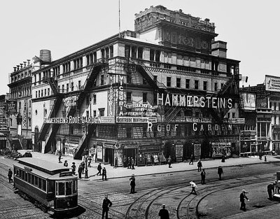 c. 1908 - Hammerstein's Victoria Theatre and Roof Garden
