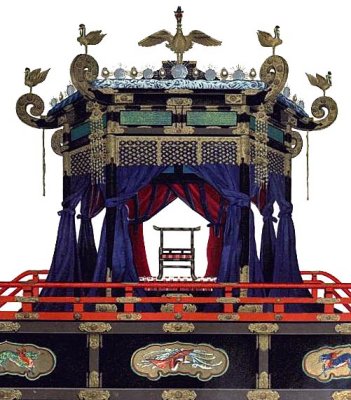 1917 - Takamikura used for the enthronement of the emperor
