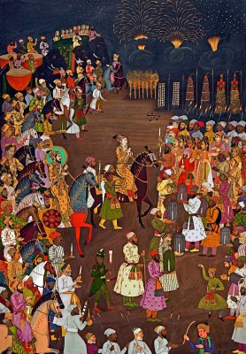 1 February 1633 -The marriage procession of Dara Shikoh