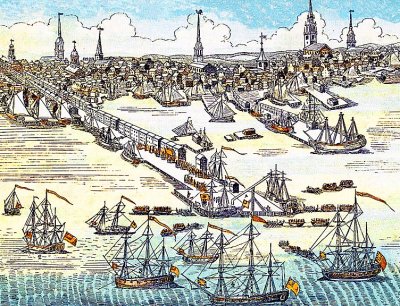 September 1768 - British troops land in Boston to maintain order