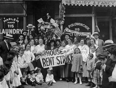 1919 - Rent strike