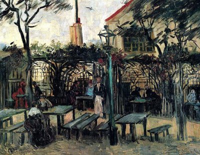 1886 - Terrace of a Cafe on Montmartre