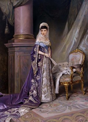 1912 - Maria Fyodorovna, Gatchina Palace in 1885