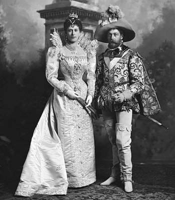 1897 - Future King George V and Queen Mary