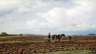 1872 - Tilling the land